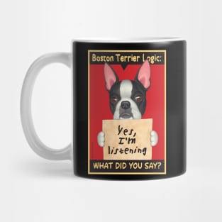 Boston Terrier Logic Mug